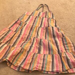 Sun dress. Tiered flare